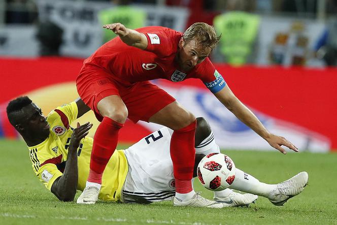 1/8 MŚ Rosja 2018: Kolumbia-Anglia: Davinson Sanchez i Harry Kane 