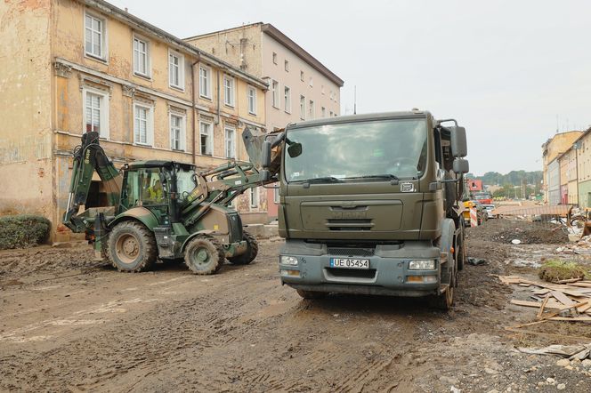 Głuchołazy. Zniszczenia po powodzi 