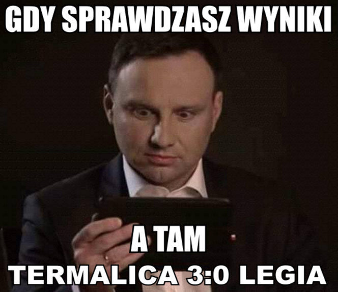 Memy po meczu Termalica - Legia