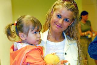 Fabienne Wiśniewska z mamą