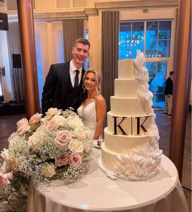 Kamil Semeniuk z żoną Kasią