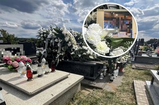 Kochanym dzieciom. Grób Dominiki i Grzesia zniknął pod białymi kwiatami