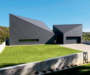 Nietypowe bryła i wnętrza śląskiego domu