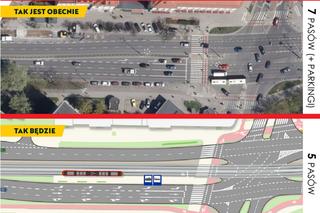 Tak tramwajarze zwężą ulice pod budowę trasy do Wilanowa
