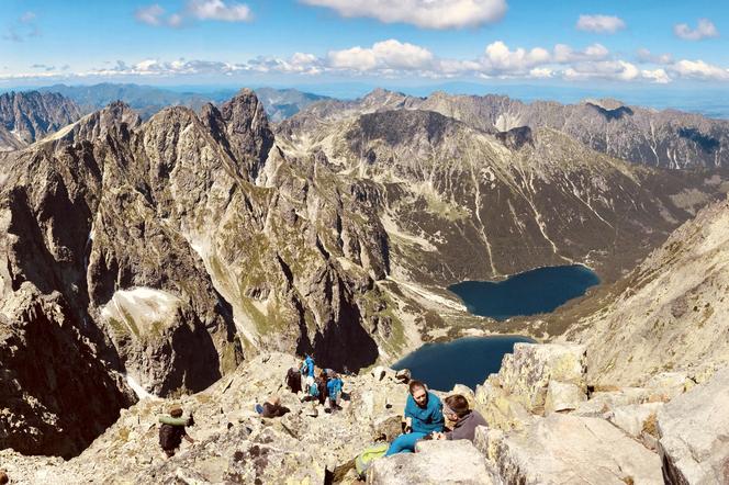 Rysy, widok na Morskie Oko