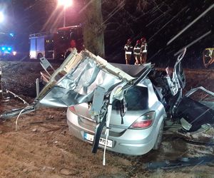 Tragedia na drodze pod Sokółką. Nie żyje trzech nastolatków, jeden jest ranny