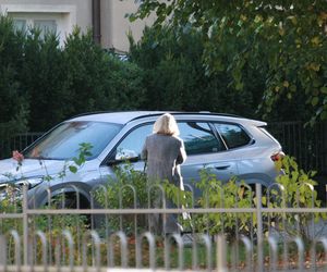 Małgorzata Tusk w wypożyczonym BMW.