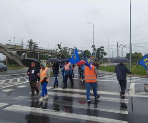 Strajk kolejarzy Bydgoszcz 28.07.25