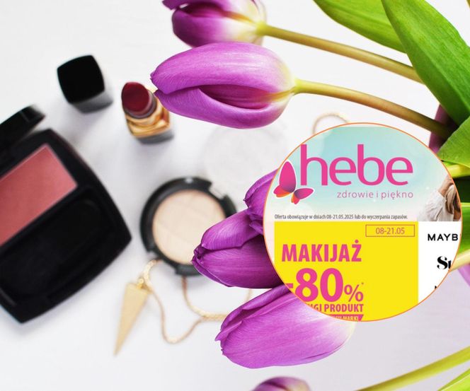 Do 80 proc. taniej z okazji Dnia Mamy. Hebe kusi ogromnymi rabatami na perfumy i kosmetyki