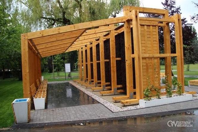 Ostrów. Mocniej popadało. Tężnia do remontu