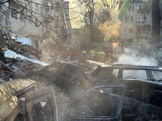 Ponad 440 dronów i 32 rakiet użyła Rosja ostatniej nocy do ataków na Kijów