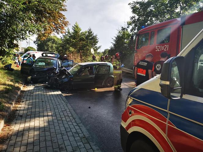 Wypadek w Przeworsku. Troje dzieci trafiło do szpitala [ZDJĘCIA]