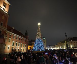 Świąteczna iluminacja placu Zamkowego 7.12.2024