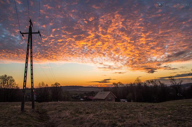 Wschód słońca na Podkarpaciu