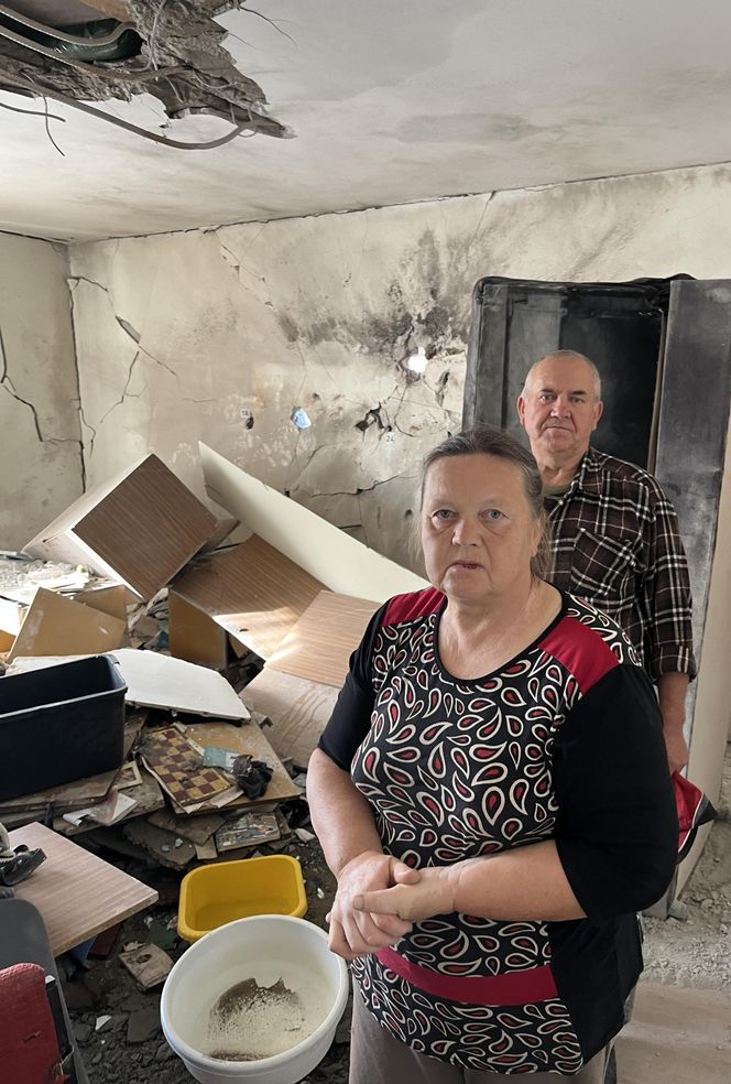 Alicja i Tomasz ze wsi Wyryki: "Musimy go odbudować, a kto wie, może postawić na nowo"