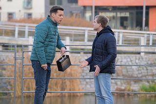 Pierwsza miłość odc. 3951. Kamil Biały (Igor Paszczyk), Piotrek (Michał Mikołajczak)