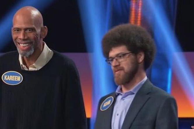 Kareem Abdul-Jabbar z synem Adamem