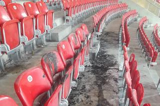 Starty po meczu Widzew - Lech. Tak bandyci zdemolowali stadion!