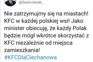 Uwaga! Fałszywe konto Jacka Sasina