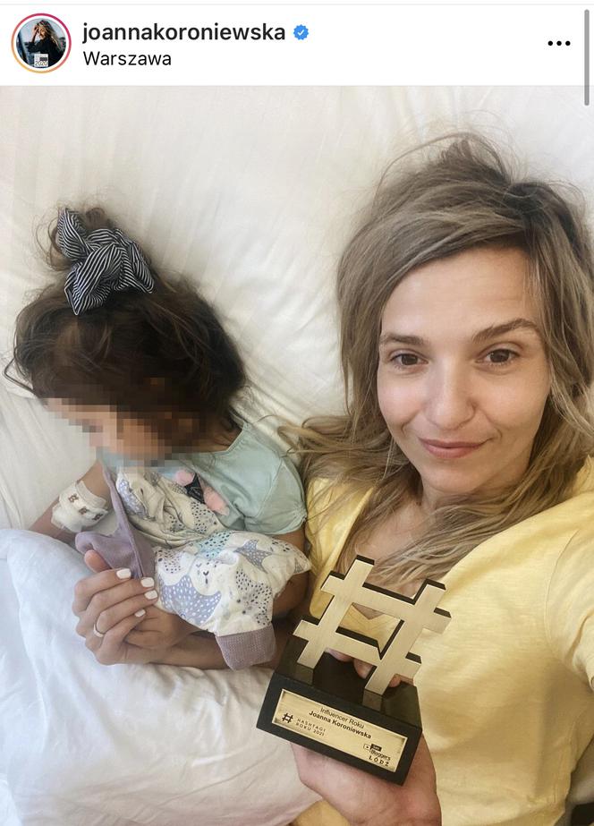 Joanna Koroniewska trafiła z córeczką do szpitala