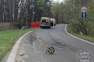 Tragedia na drodze w Tychach. Zginął 43-letni motocyklista. Jechał za szybko
