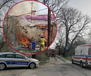  Mały dom płonął jak pochodnia. Słychać było wybuchy, wszystkie służby postawione na nogi