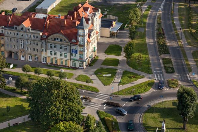 Braniewo z lotu ptaka. Jak wygląda jedno z najstarszych miast w Polsce? Zobacz ZDJĘCIA!