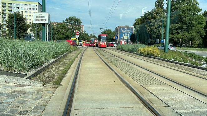 Wypadek tramwaju w Sosnowcu. Jedna osoba poszkodowana