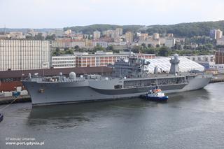 Tak prezentuje się amerykański niszczyciel w Gdyni