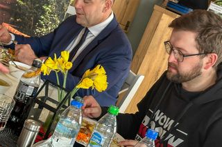 Kandydat na prezydenta Karol Nawrocki odwiedził Ostródę