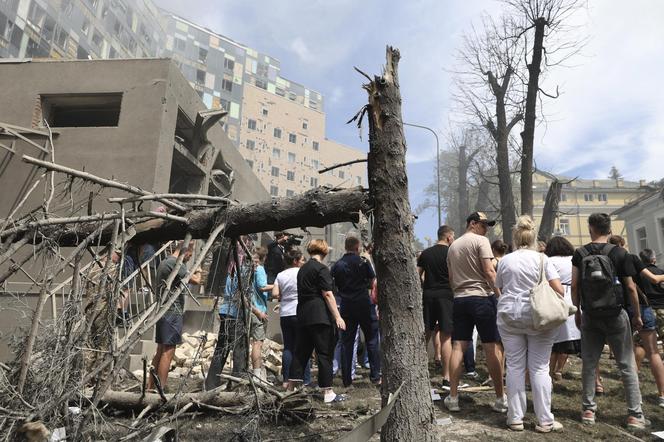 Tak wyglądał atak Putina na szpital dziecięcy w Kijowie! Liczba ofiar nadal rośnie