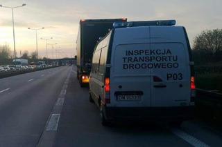 Cofał TIR-em na autostradzie! Inspektorzy ITD w porę zatrzymali 40-tonowy transport