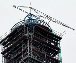 Wieża spadochronowa w Katowicach jest remontowana