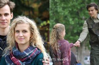 M jak miłość. Natalka (Marcjanna Lelek), Darek Maj (Marcel Sabat), Franek Zarzycki (Piotr Nerlewski)