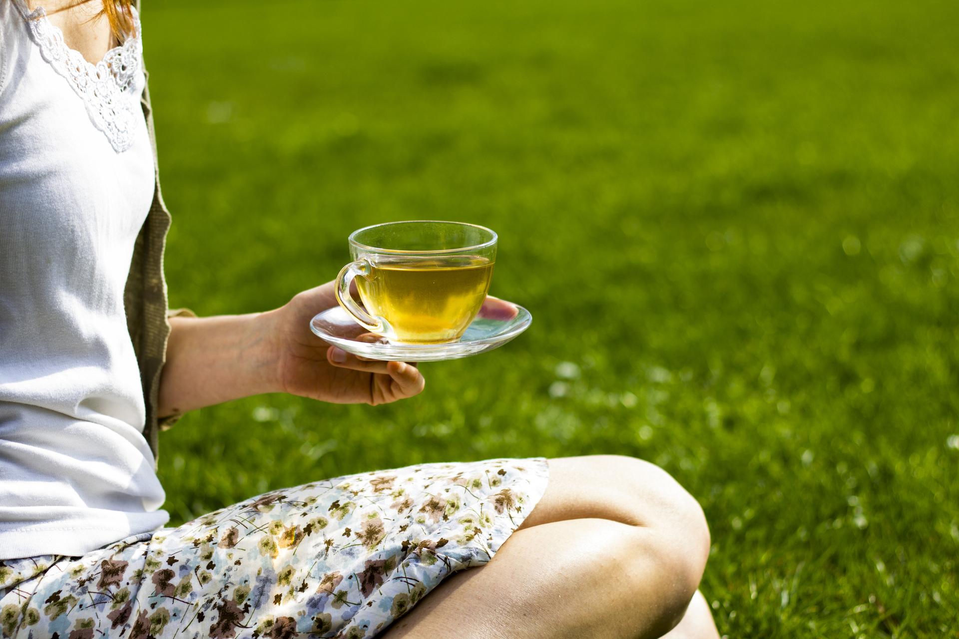 Почему в жару пьют. Чай в жару. Зеленый чай. Женщина пьет чай. Травы для чая.