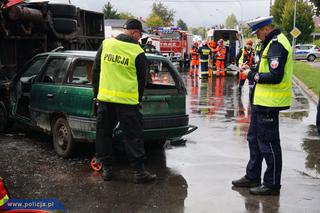 Wypadek na drodze do Łęcznej! Trasa jest zablokowana