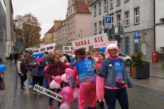 Różowe miasteczko i I Marsz Różowej Wstążki w Koszalinie