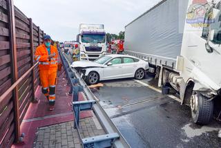 Potężny karambol na A2