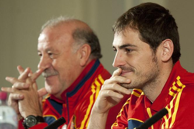 Vicente Del Bosque i Iker Casillas 