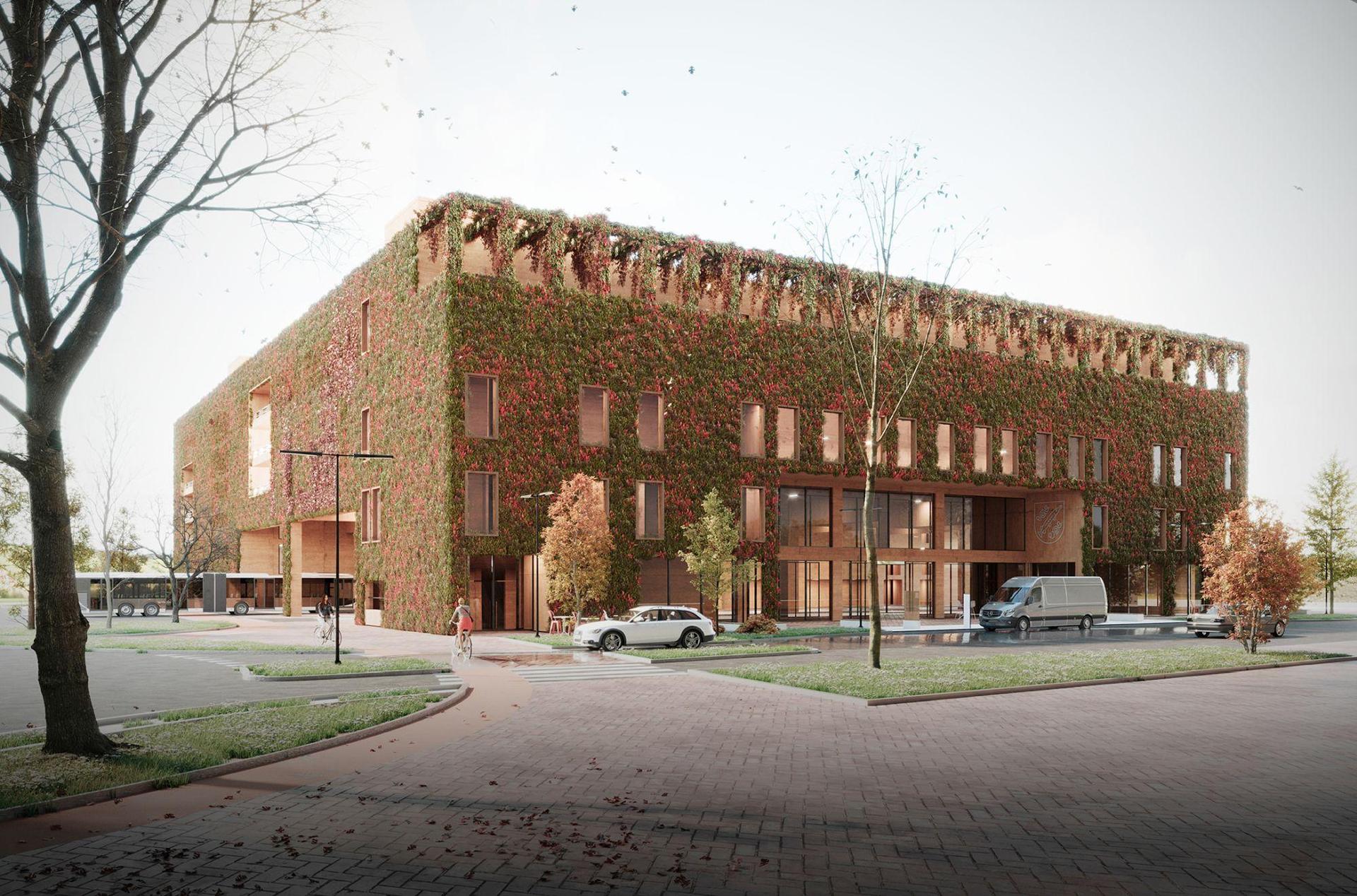 Centrum przesiadkowe w Rybniku według NM Architekci, Zuzanny Szpocińskiej i Jerzego Grochulskiego