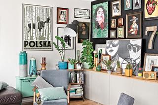 Mieszkanie w bloku z lat. 50. Miks stylu vintage i DIY