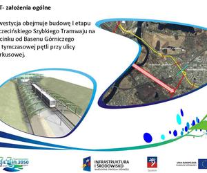 Szybki tramwaj w Szczecinie: fragment prezentacji Urzędu Miasta w Szczecinie