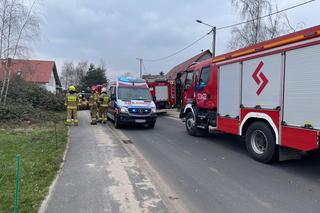 Groźny wypadek na Dolnym Śląsku. Auto przewróciło się na babcię z wnukami