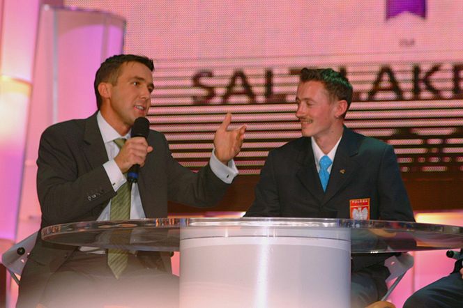 Maciej Kurzajewski i Adam Małysz