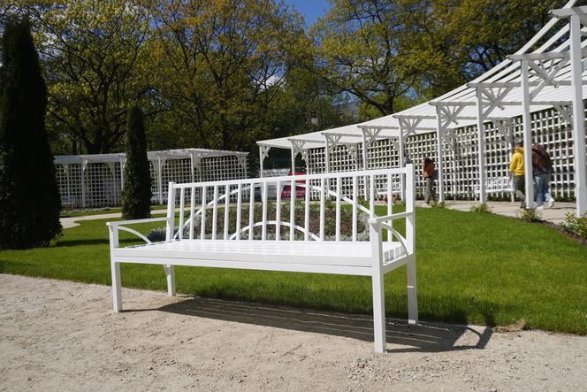 Różanka w Parku Planty po remoncie