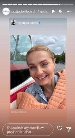 Przyjaciółki na planie. Inga (Małgorzata Socha)