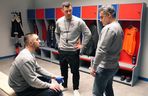 Barwy szczęścia odc. 3188. Karol Czubak (Jan Wieczorkowski), Darek Janicki (Andrzej Niemyt), Mirek (Oliwier Kozłowski)