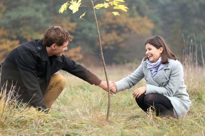 M jak miłość odc. 1116. Kasia (Agnieszka Sienkiewicz), Marcin (Mikołaj Roznerski)