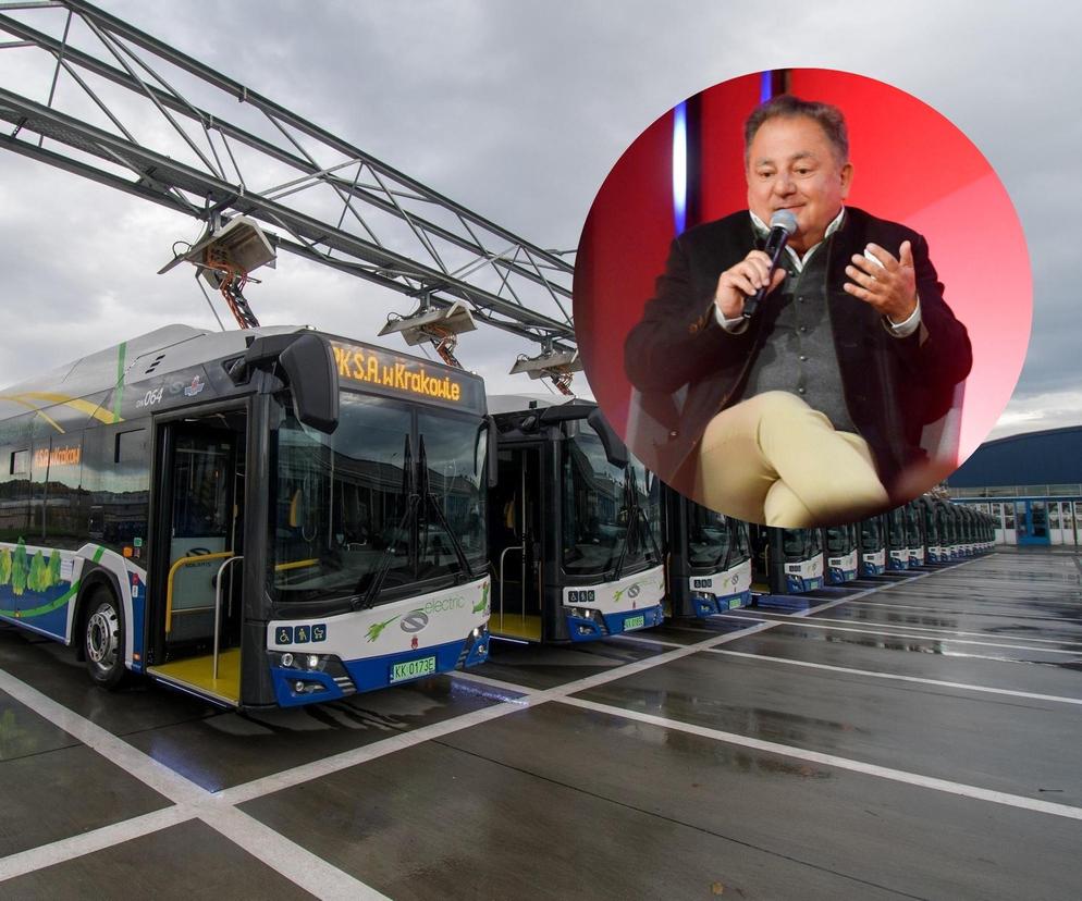Głos Roberta Makłowicza w krakowskich autobusach i tramwajach. Słynny ekspert kulinarny będzie czytał nazwy przystanków