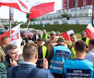 Rolnicy protestowali w Katowicach na Europejskim Kongresem Gospodarczym